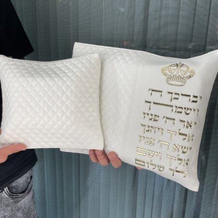 סט כיסויים לטלית ולתפילין דגם שלמה המלך