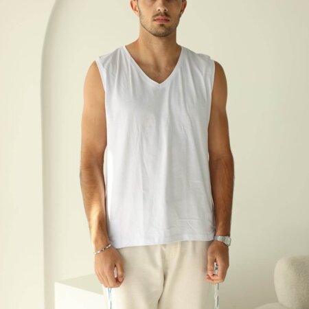 ציצית 100% כותנה פתיל תכלת- עבודת יד