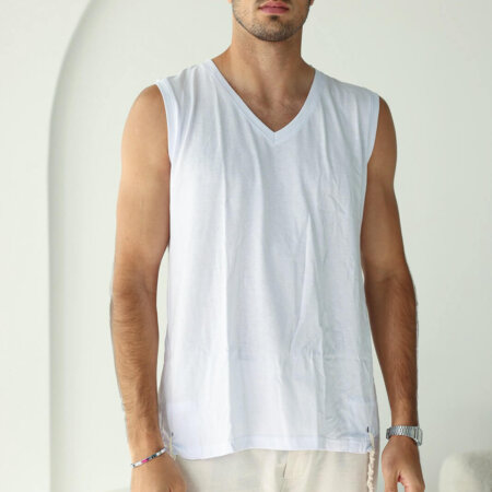 ציצית גופיה 100% צמר - פתיל תכלת עבודת יד ציצית גופיה 100% צמר - פתיל תכלת עבודת יד