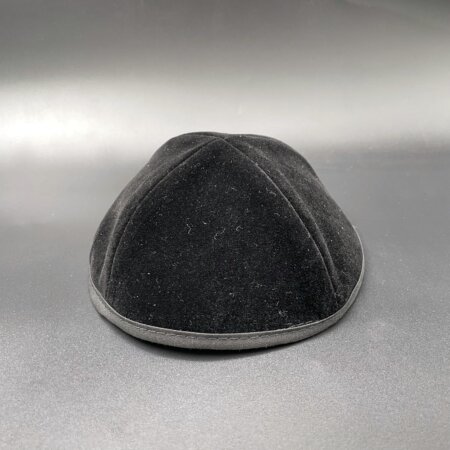 כיפה בד קטיפה 4 חלקים