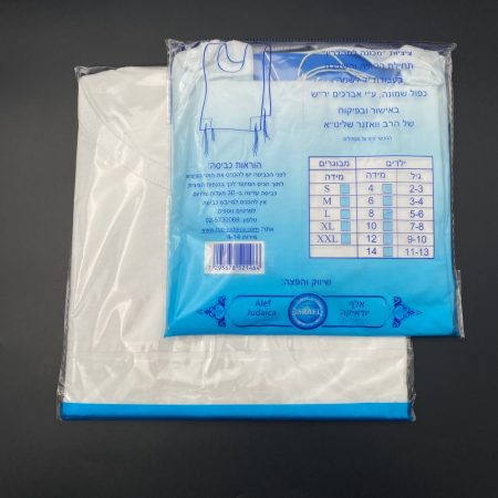 ציצית 100% כותנה פתיל תכלת- עבודת יד
