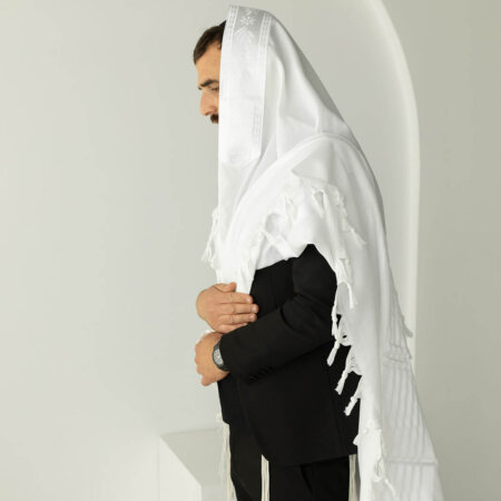 טלית אור חתנים- קלאסי