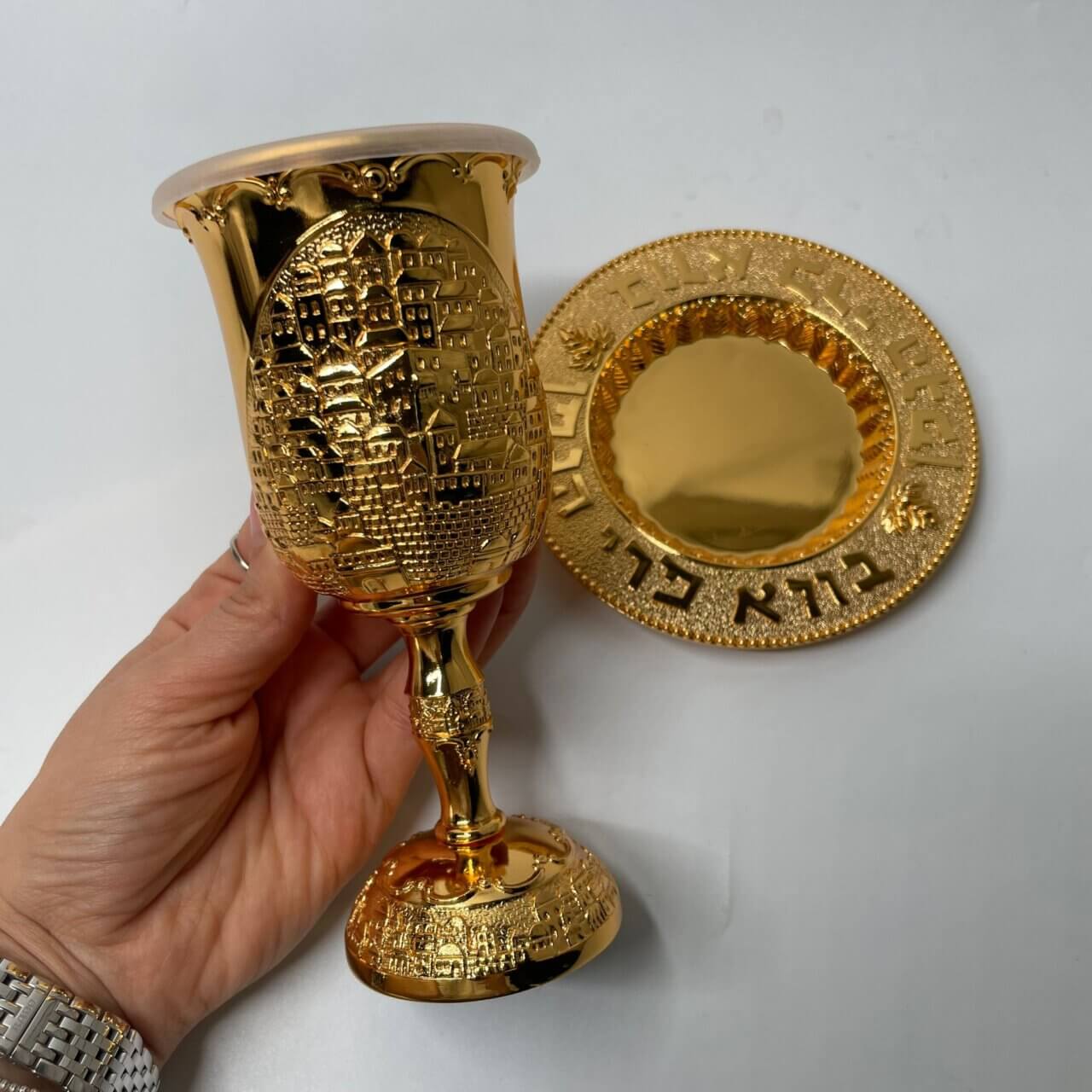 גביע קידוש- דגם ירושלים זהב
