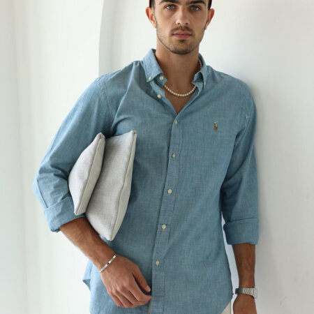 כיסויים לטלית ולתפילין דגם "רננו צדיקים" חום