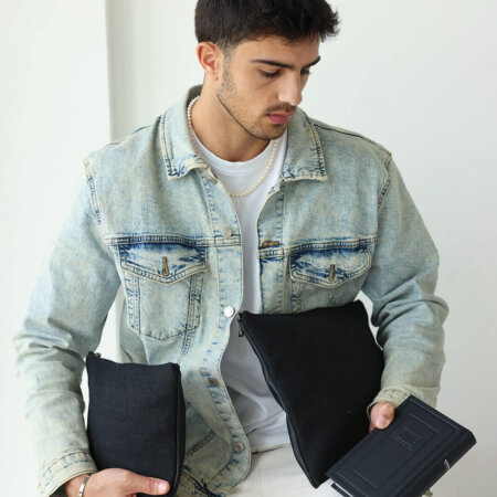 מארז סט כיסויים דגם ISRAEL שחור + סידור קלאסי