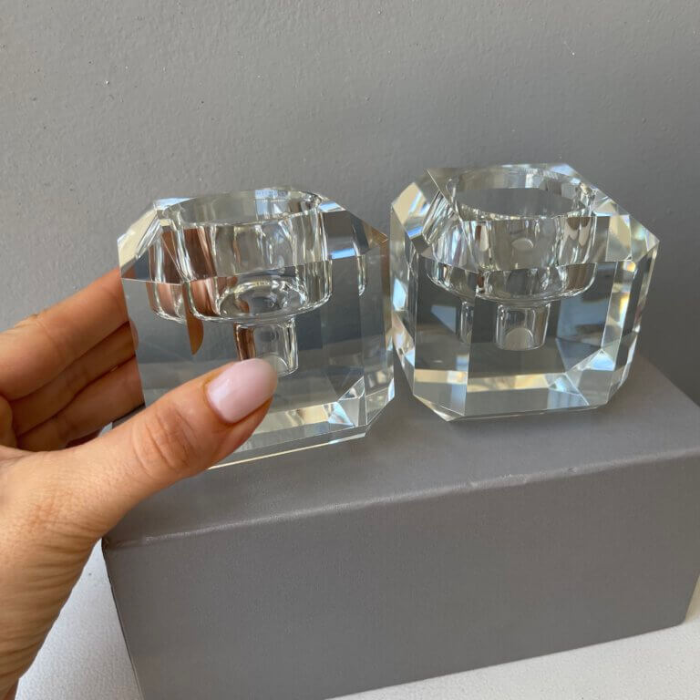 פמוטים יהלום קלאסי מוזהב פמוטים יהלום קלאסי מוזהב