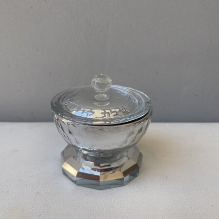 מלחייה קריסטל כסף ״דגם כדור״ מלחייה קריסטל כסף ״דגם כדור״