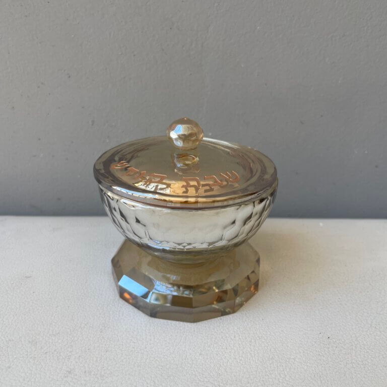 מלחייה קריסטל כסף ״דגם כדור״