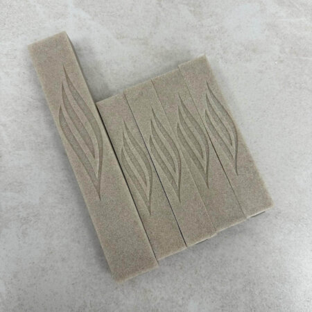 מארז בתי מזוזות בטון בצבע בז 1+4