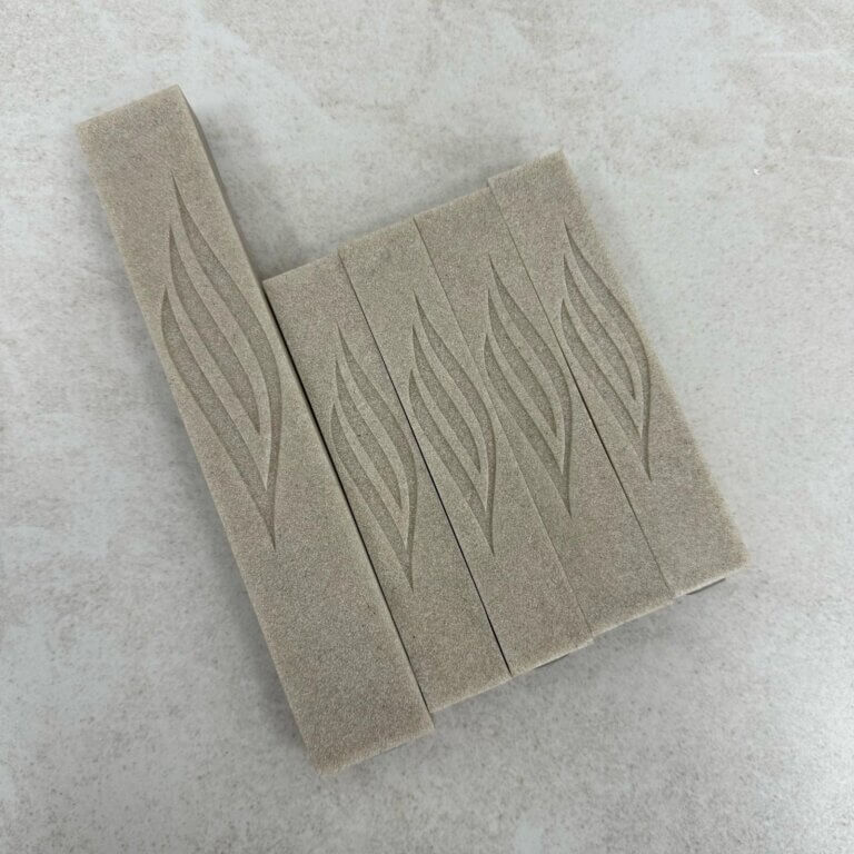 מארז בתי מזוזות בטון בצבע בז 1+4 מארז בתי מזוזות בטון בצבע בז 1+4