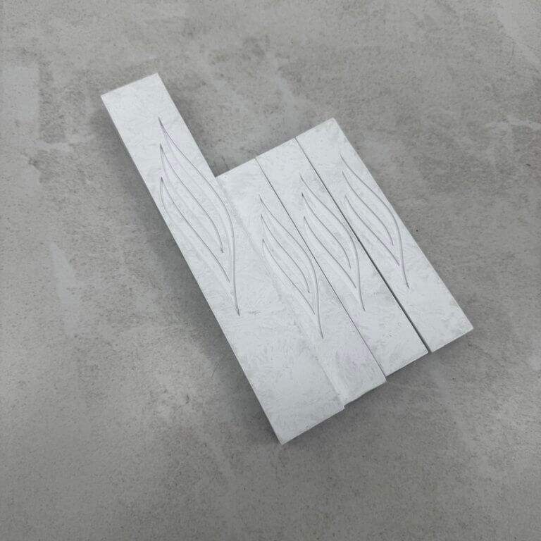 מארז בתי מזוזות בטון בצבע לבן שבור 1+3 מארז בתי מזוזות בטון בצבע לבן שבור 1+3