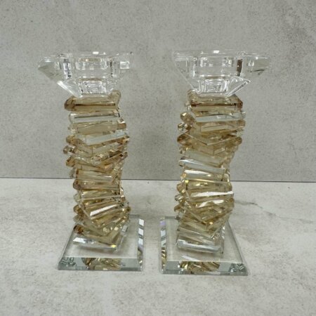 פמוטי קריסטל דגם "חן" זהב פמוטי קריסטל דגם "חן" זהב