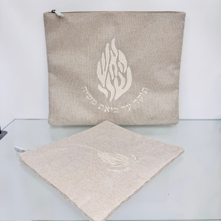 כיסויים פשתן בז דגם "האש שלי" כיסויים פשתן בז דגם "האש שלי"