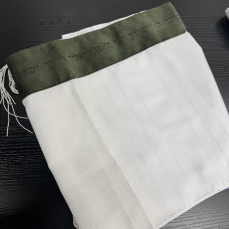 טלית חאלקה דגם "רוקי" חיתוך לייזר