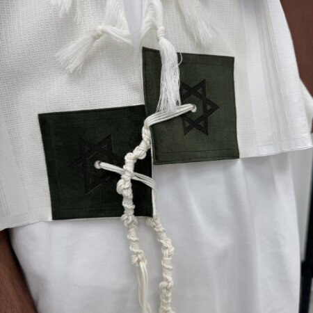 טלית צמר Premium  דגם "צבאות"