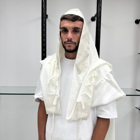 טלית צמר Premium  דגם "חלום יעקב"