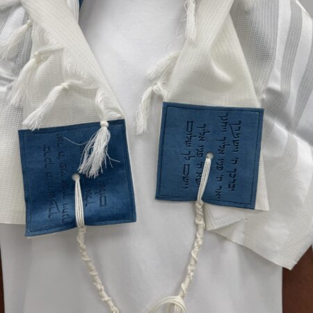 טלית צמר Premium  דגם "שכינה"