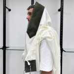 טלית צמר Premium דגם "האש שלי" Green טלית צמר Premium דגם "האש שלי" Green