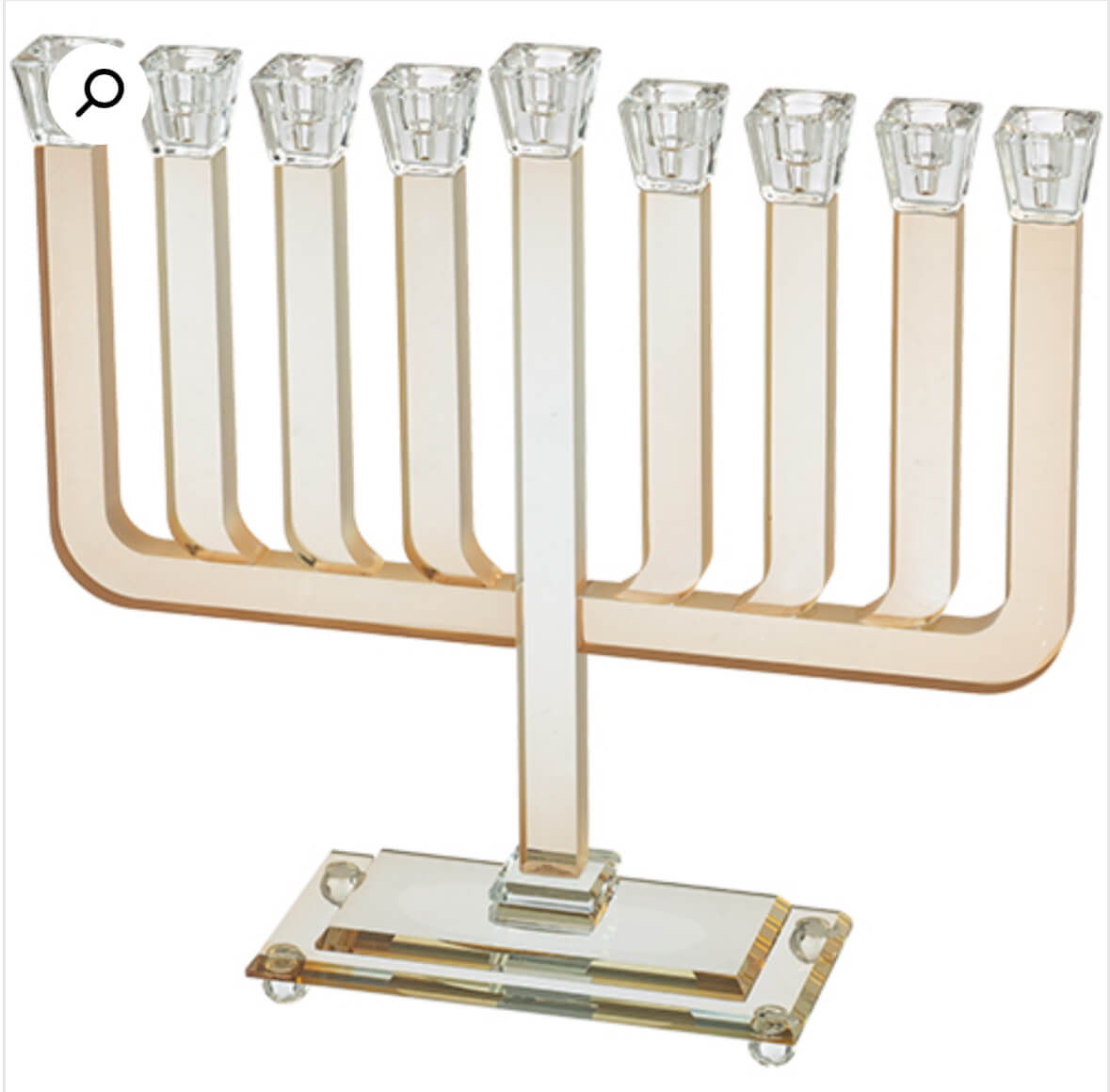 חנוכיית דגם ״שמע״ קריסטל