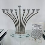 חנוכייה דגם "אדל" כסף