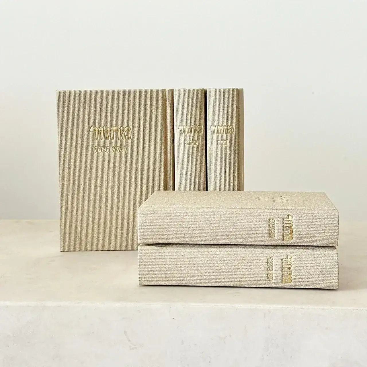 סט מחזורים "קורדרוי" צבע בז'