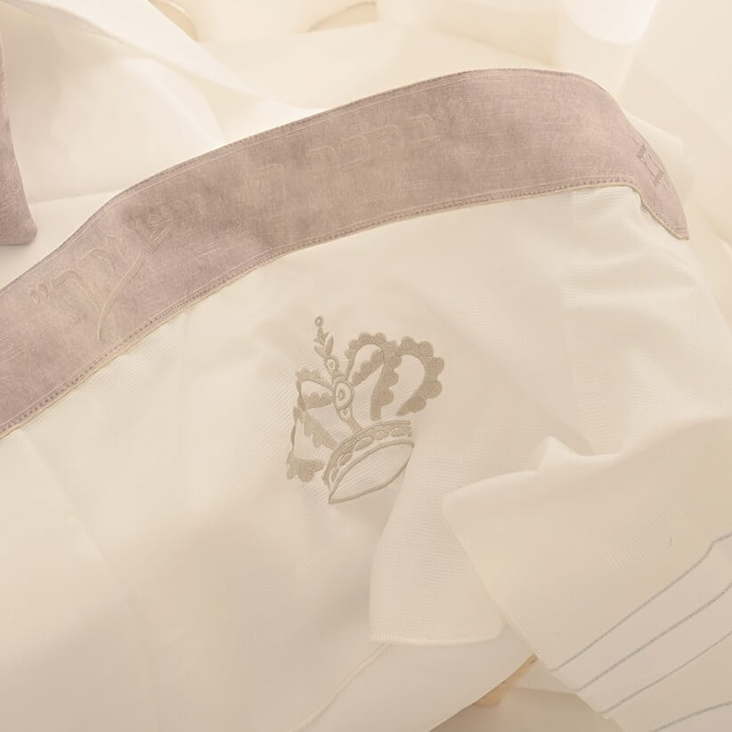 סט חאלקה  דגם כתר חיתוך לייזר צבע אבן