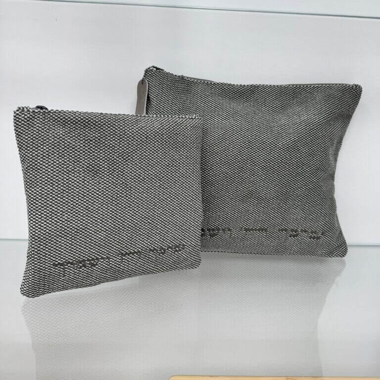 כיסויים לטלית ולתפילין מבד דגם "ישמח ישראל" אפור עכבר כיסויים לטלית ולתפילין מבד דגם "ישמח ישראל" אפור עכבר