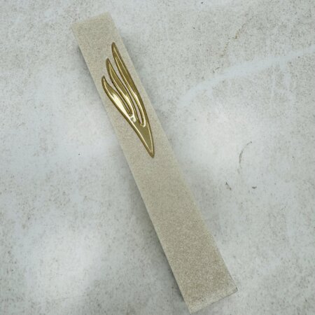 מארז בתי מזוזות בטון בצבע בז 1+5 ש בצבע זהב