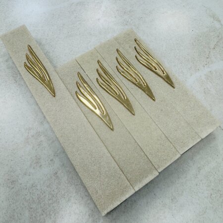 מארז בתי מזוזות בטון בצבע בז1+4 ש צבע זהב