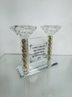 מעמד פמוטים דגם "עידן" זהב