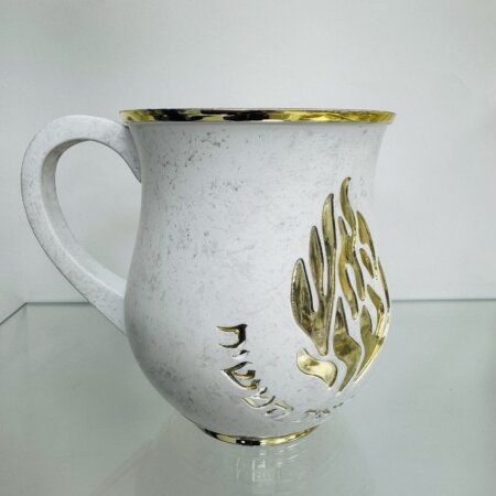 נטלה דגם האש שלי זהב מובלט