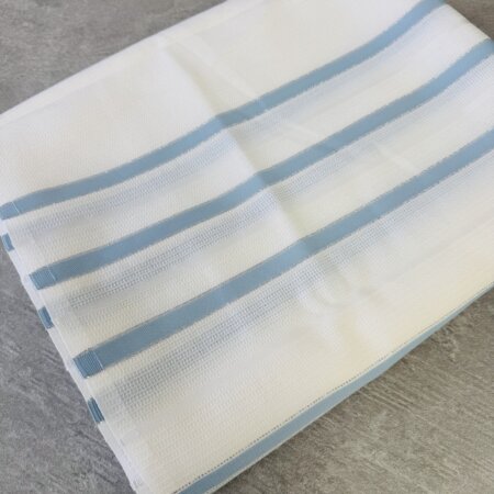 טלית צמר דגם "דויד" פסים תכלת