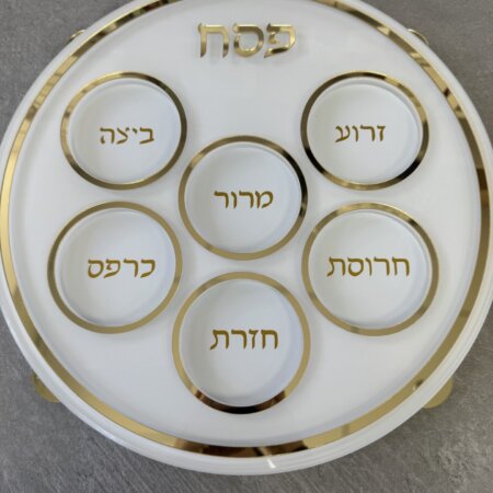 צלחת סימנים מרשימה דגם פרספקט זהב צלחת סימנים מרשימה דגם פרספקט זהב