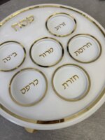 צלחת סימנים מרשימה דגם פרספקט זהב צלחת סימנים מרשימה דגם פרספקט זהב