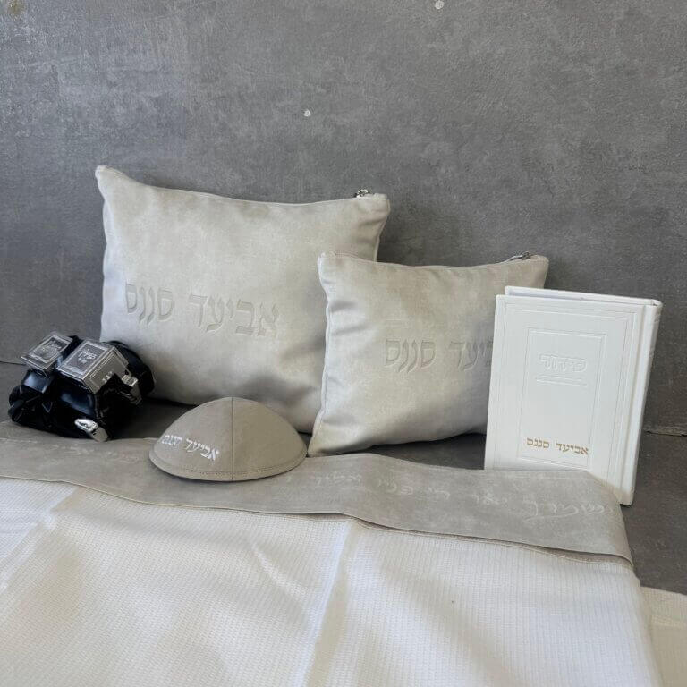 סט תפילין מהודרות לבר מצווה בהמה גסה "נויורק " אבן בחיתוך לייזר