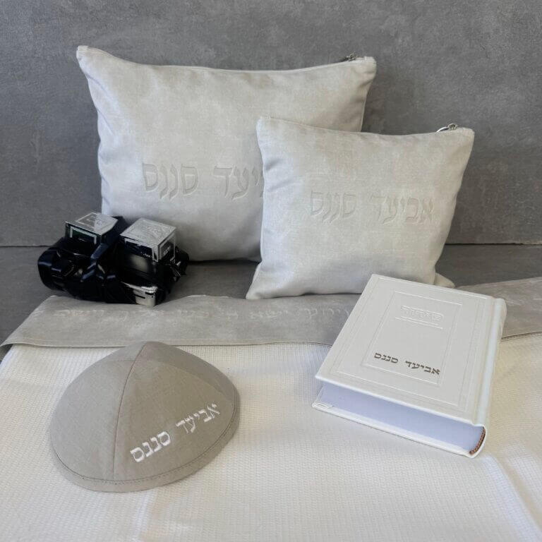 סט תפילין מהודרות לבר מצווה בהמה גסה "נויורק " אבן בחיתוך לייזר